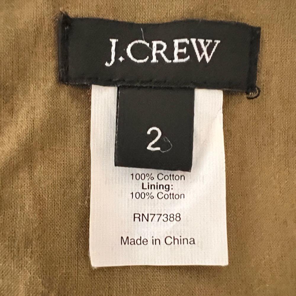 J. Crew Olive Green Sleeveless Dress - Picture 6 of 6
